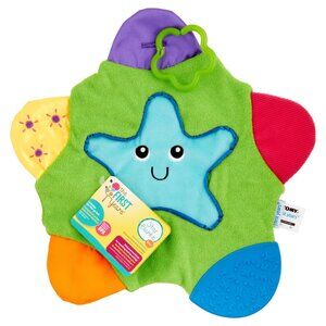 The First Years Star Blankie Toddler Teething Lovey For 0+ New w/Tag